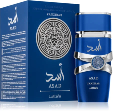 Asad Zanzibar original lattafa eau de parfum men 100 ml