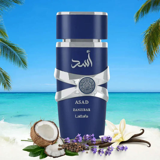 Asad Zanzibar original lattafa eau de parfum men 100 ml