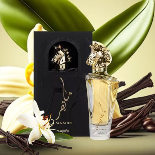 Maahir lattafa Gold eau de parfum originali unisex 100 ml