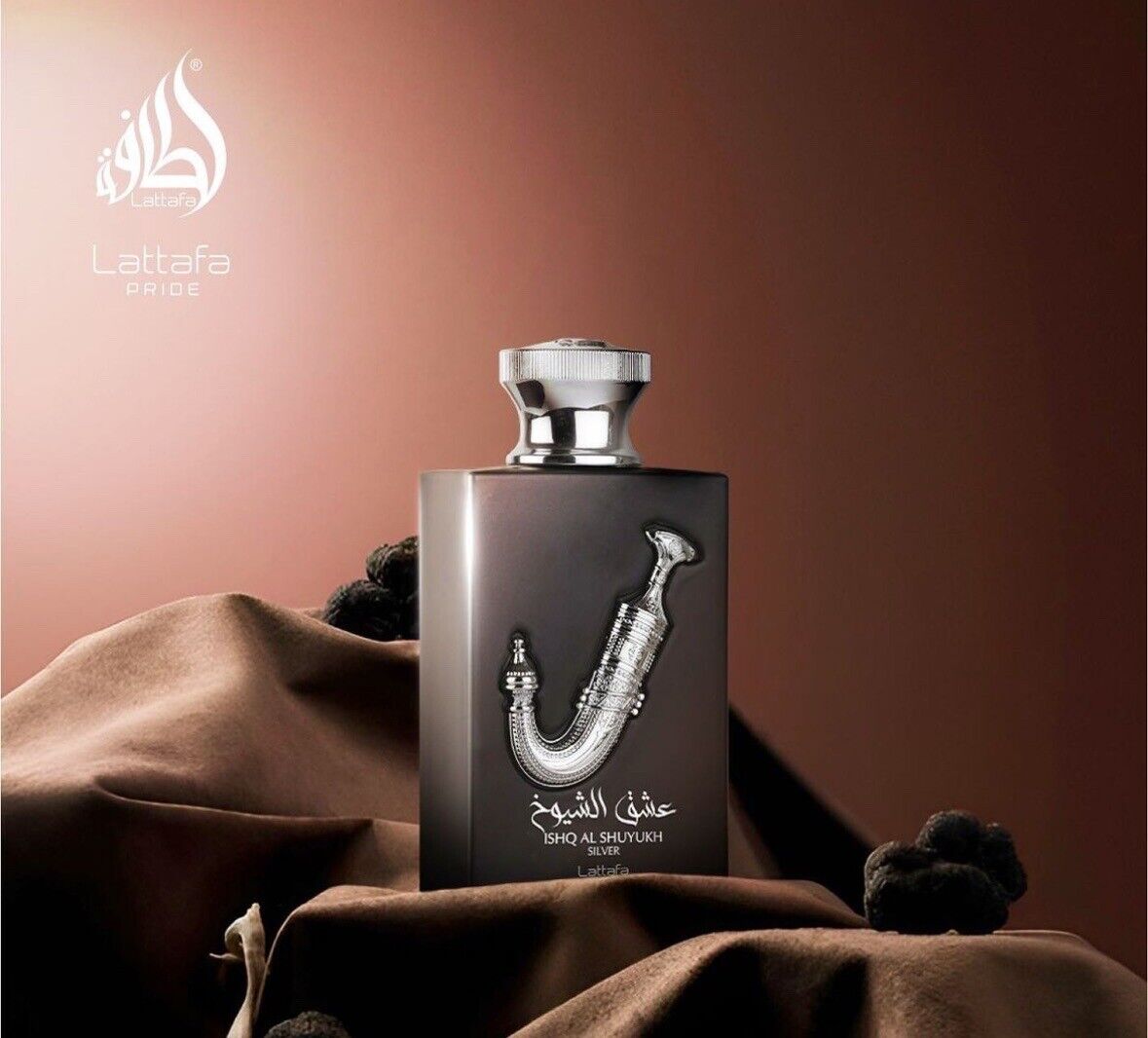 Ishq al shuyukh silver original lattafa eau de parfum men 100 ml